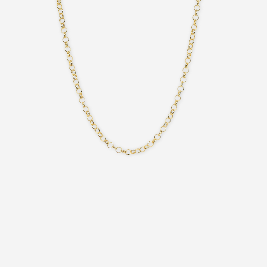 Solid Round Diamond Cut Chain 45cm - 18ct Solid Gold (Copy)