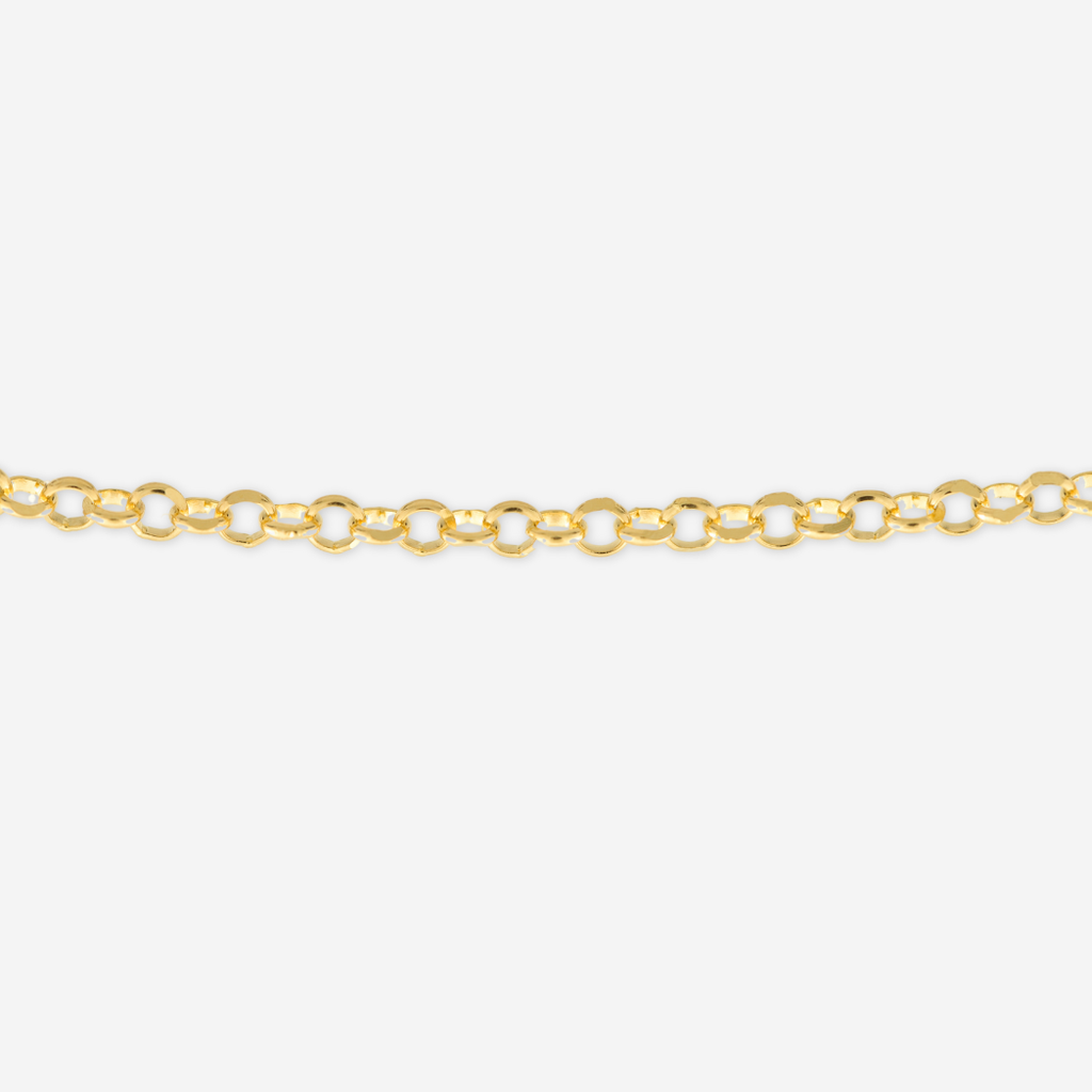 Solid Round Diamond Cut Chain 45cm - 18ct Solid Gold (Copy)