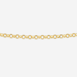 Solid Round Diamond Cut Chain Bracelet 19cm - 18ct Solid Gold
