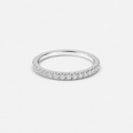 0.50ct Lab-Grown Diamond Round Cut Half Eternity Band