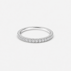 0.50ct Lab-Grown Diamond Round Cut Half Eternity Band