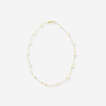White Freshwater Pearl Necklace 42cm - 9ct Yellow Gold