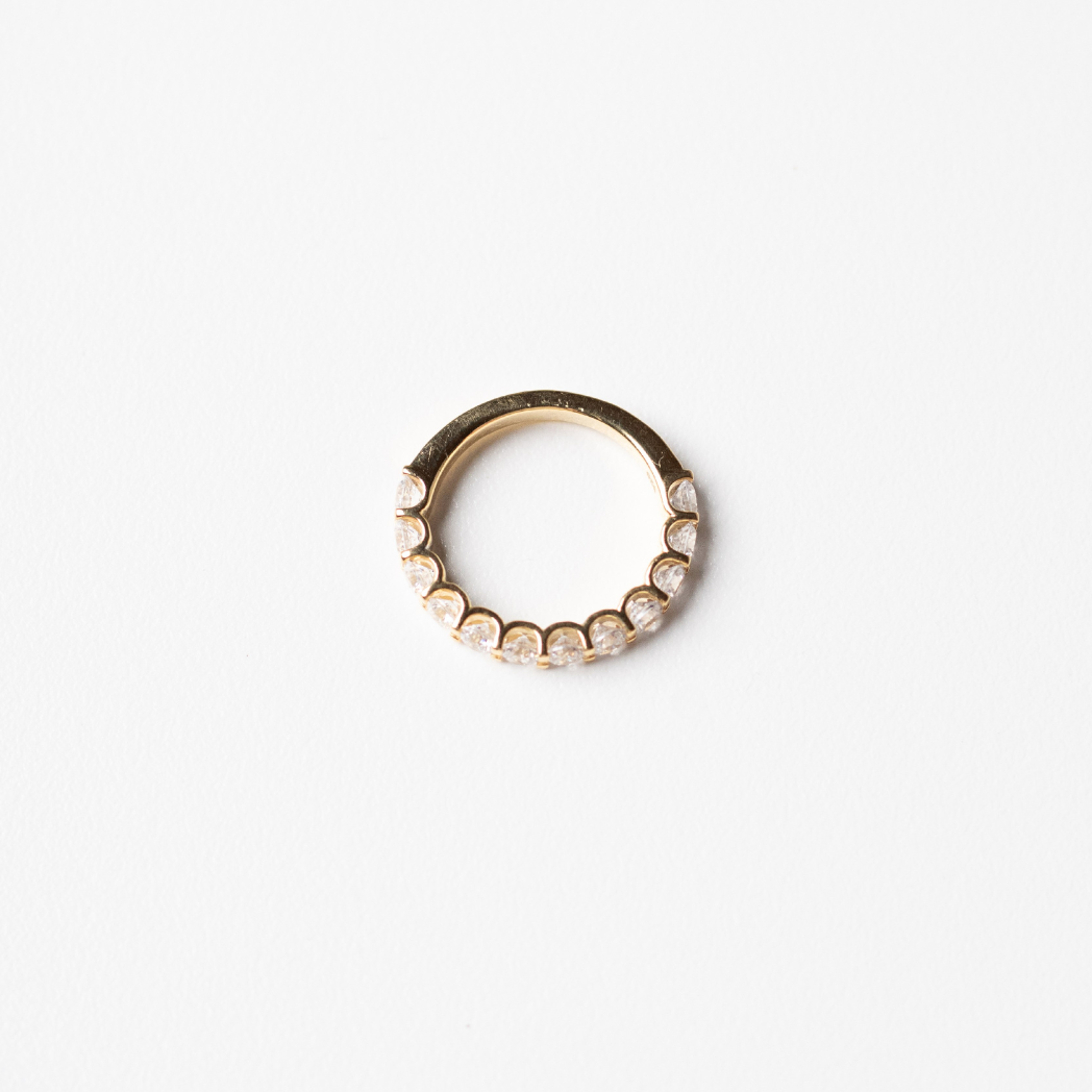 1.80ct Lab-Grown Diamond Round Cut Half Eternity Band
