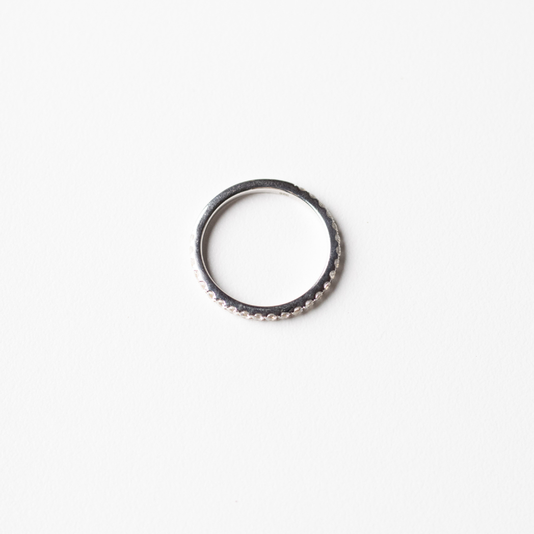 0.50ct Lab-Grown Diamond Round Cut Half Eternity Band