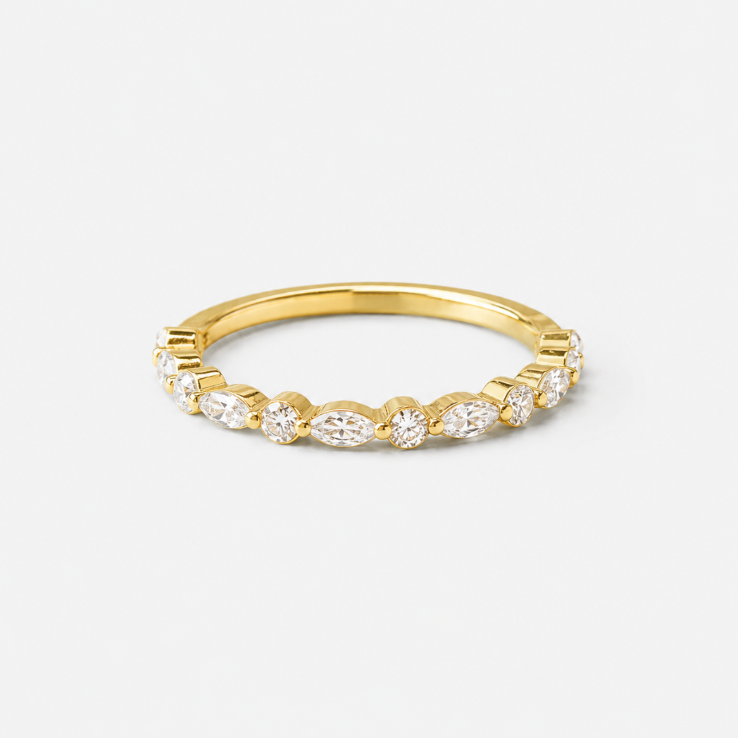 Anillo DRAFT ANS845 con circonita cúbica