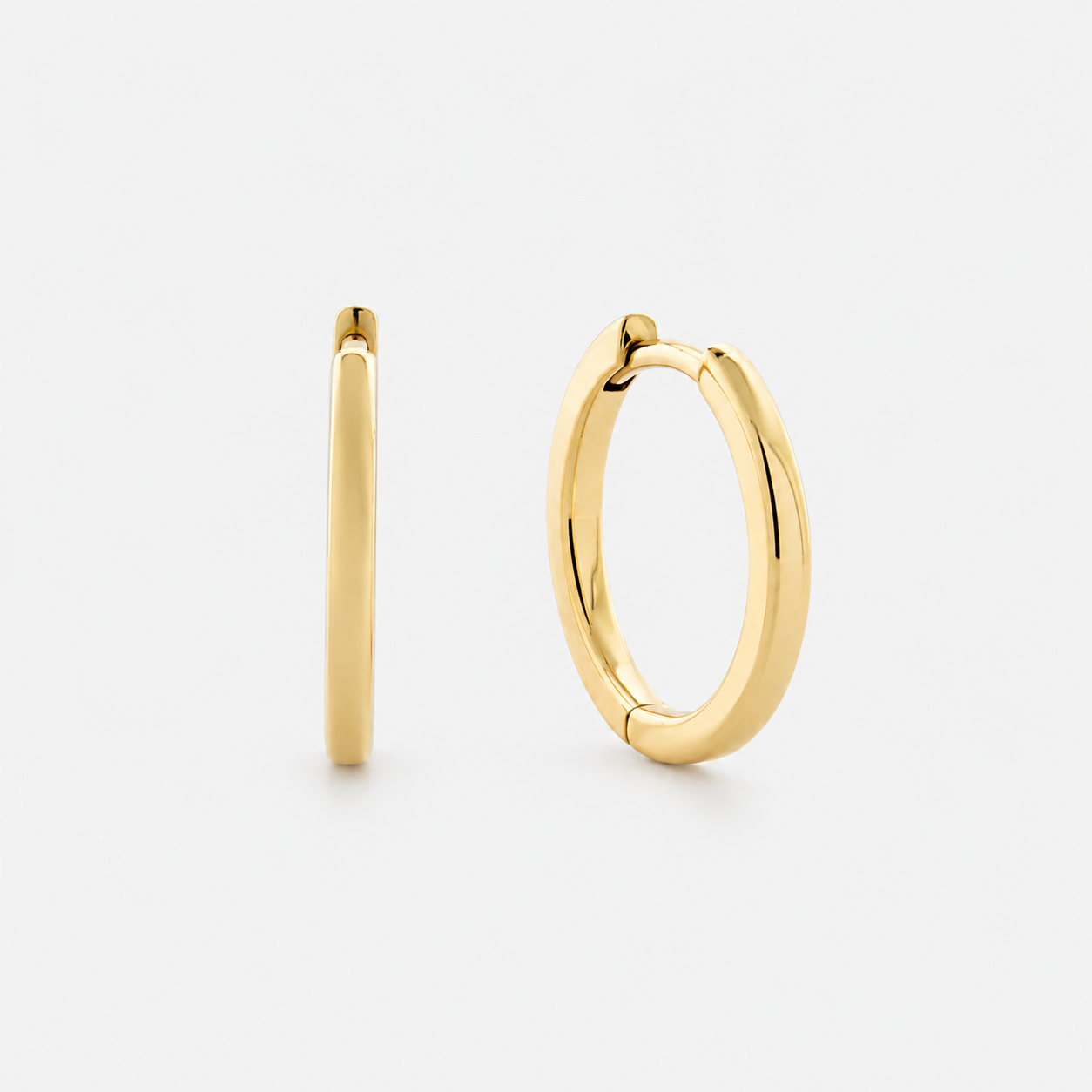 Medium 12mm Hoops - 9ct Yellow Gold