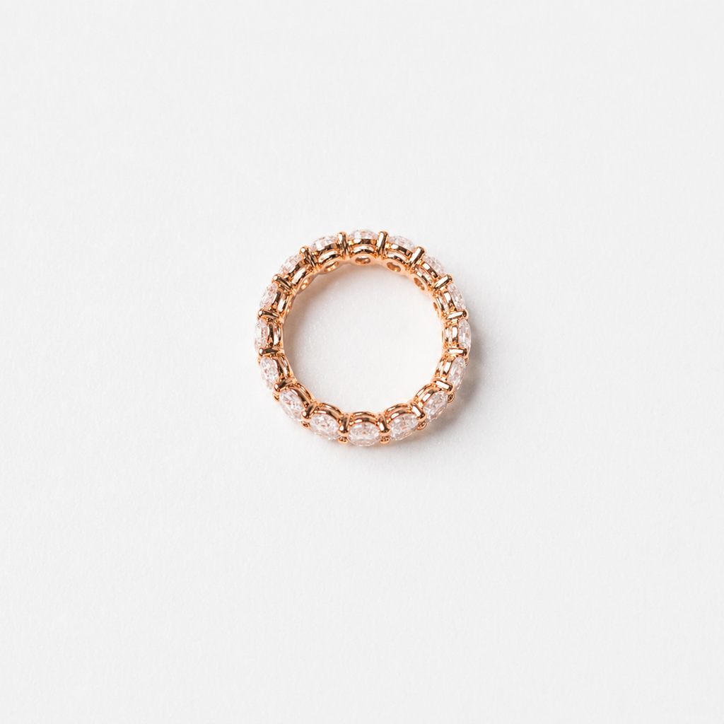 4.40ct Lab-Grown Diamond Oval cut Eternity Band
