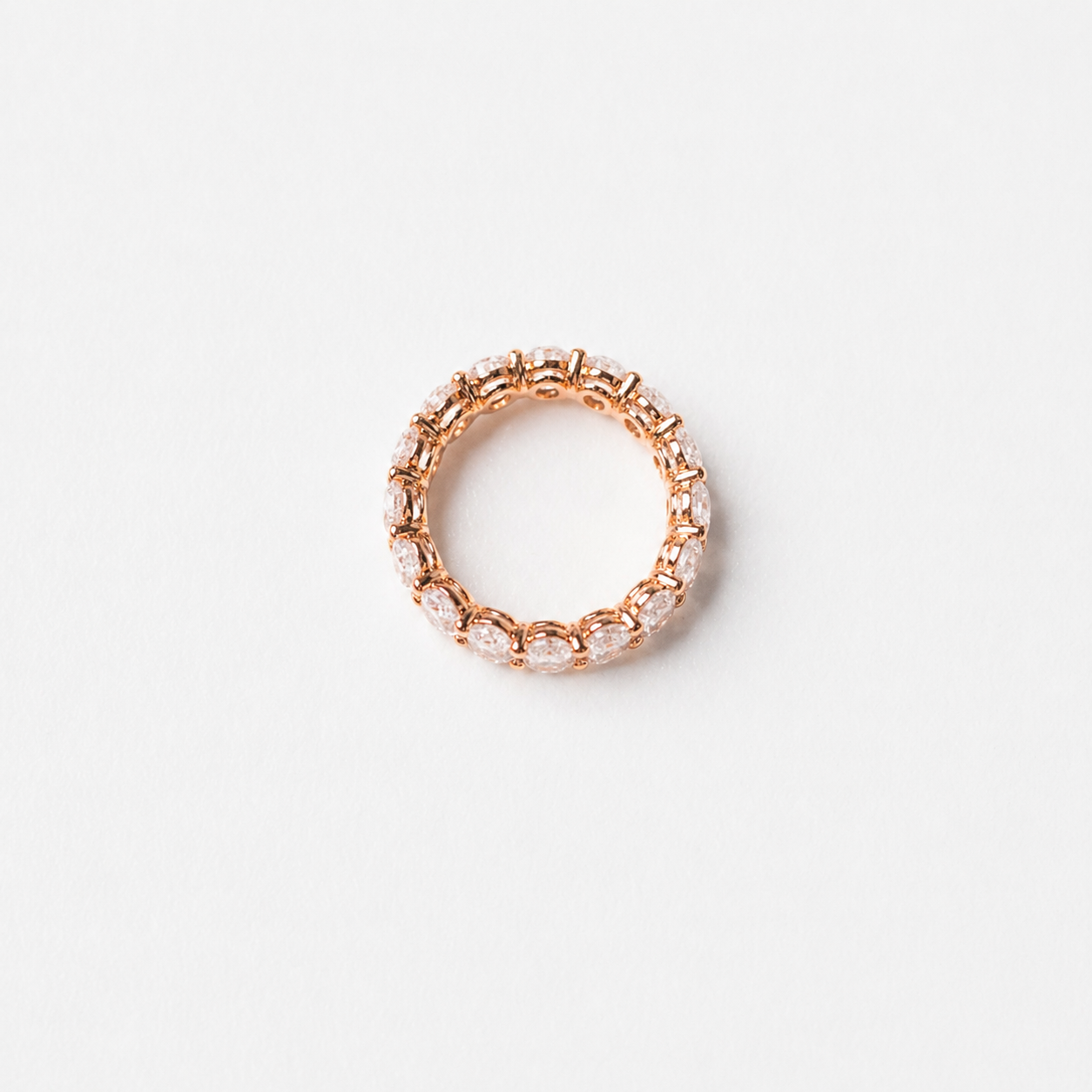 4.40ct Lab-Grown Diamond Oval cut Eternity Band