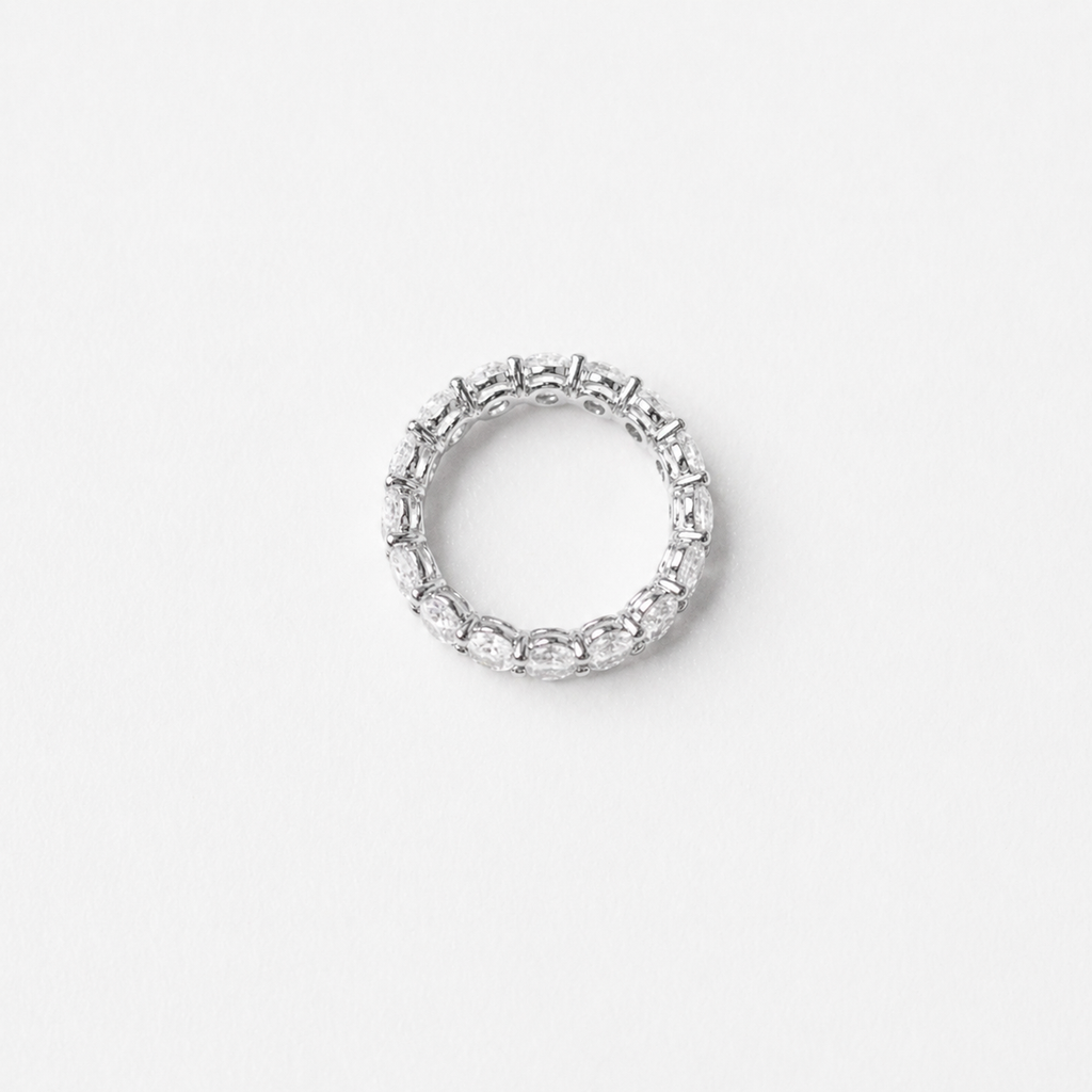 4.40ct Lab-Grown Diamond Oval cut Eternity Band