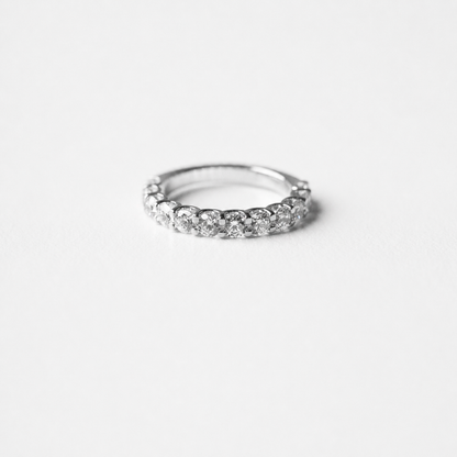 1.80ct Lab-Grown Diamond Round Cut Half Eternity Band