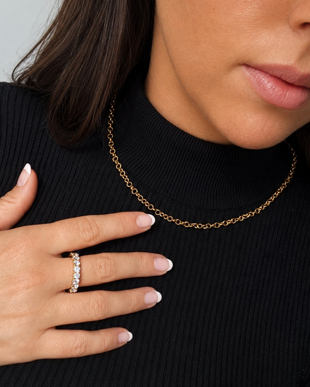 1.80ct Lab-Grown Diamond Round Cut Half Eternity Band