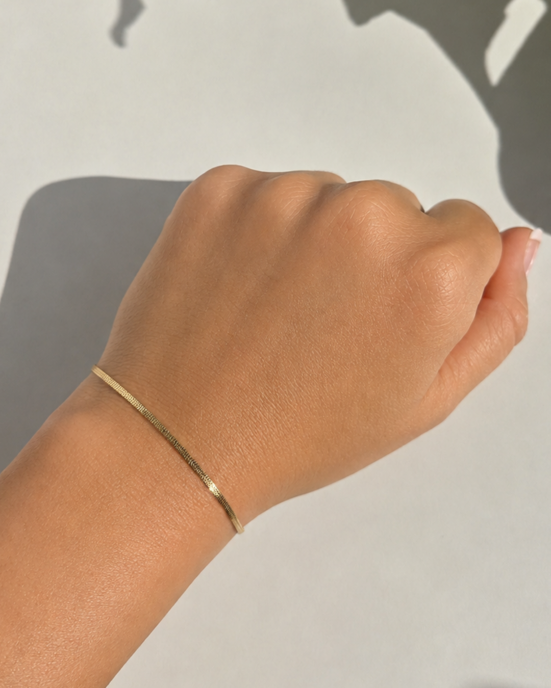 Triple Box Chain Bracelet 19cm - 18ct Solid Gold