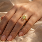 Peridot Ring - 9ct Yellow Gold (Copy)