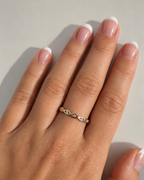 Lab-Grown Diamond Round Cut Ring - 9ct Yellow Gold (Copy)