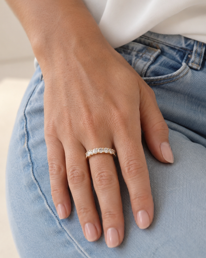 1.60ct Lab-Grown Diamond Round Cut Eternity Band