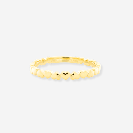 Classic Heart Ring - 9ct Yellow Gold