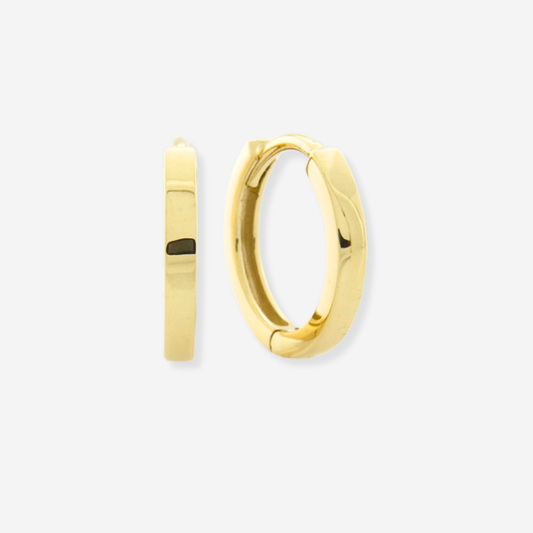 Small 10mm Hoops - 9ct Yellow Gold