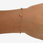 Kids Charm Bracelet – 18ct Solid Yellow Gold