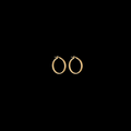 Large Thin Hoops in Solid 18ct Yellow Gold