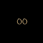 Large Thin Hoops in Solid 18ct Yellow Gold