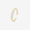 Triple Cuff Bangle in Solid 18ct Yellow Gold