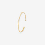Everyday Twist Cuff Bangle in Solid 18ct Yellow Gold