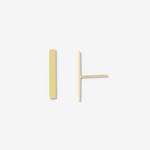 Medium Bar Earrings – 18ct Yellow Gold