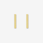 Medium Bar Earrings – 18ct Yellow Gold