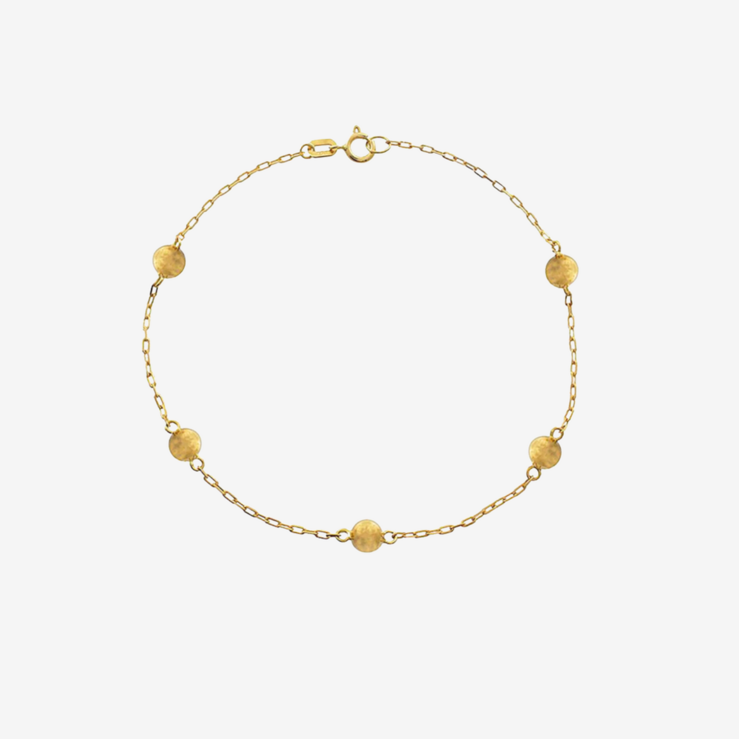 Bead Bracelet 6mm – 18ct Solid Gold