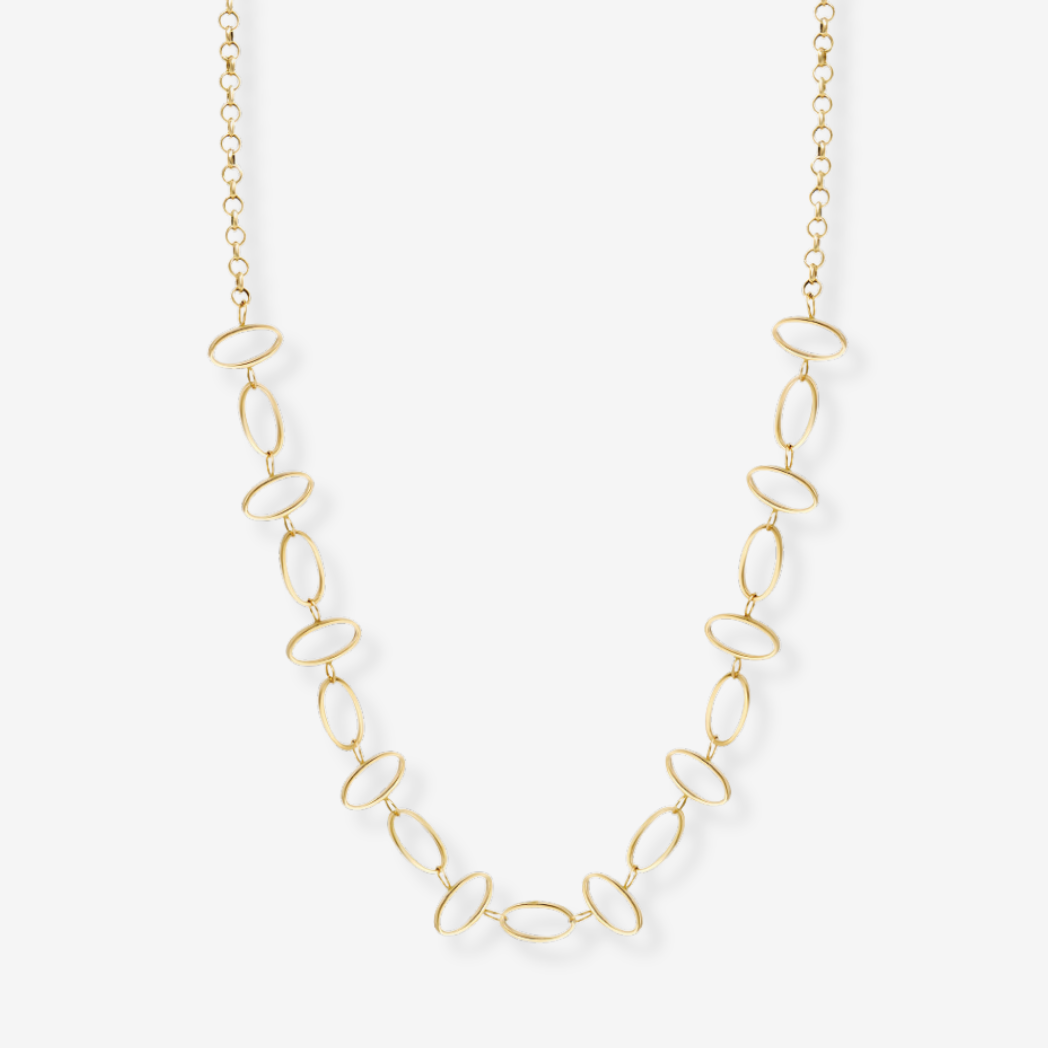 Oval Link Chain - 18ct Solid Gold