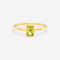 Peridot Ring - 9ct Yellow Gold