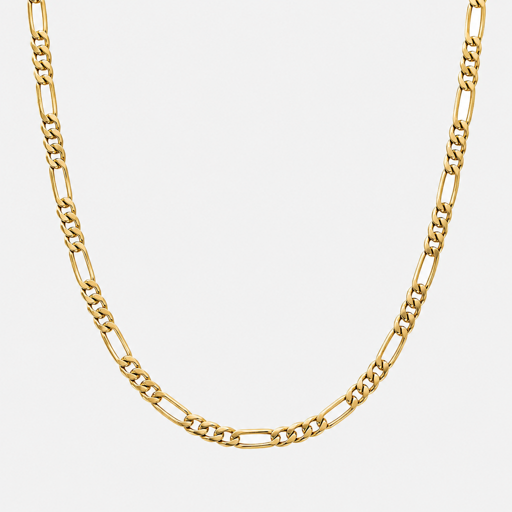 Figaro Chain 45cm - 18ct Solid Gold