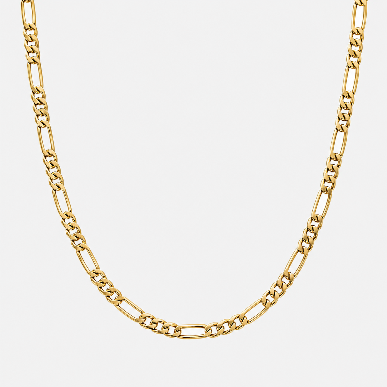 Figaro Chain 45cm - 18ct Solid Gold
