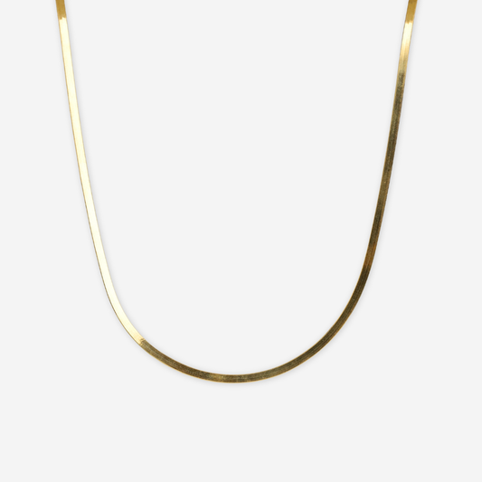 Herringbone Chain 40cm - 18ct Solid Gold