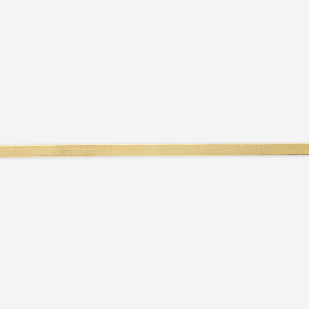 Herringbone Chain 45cm - 18ct Solid Gold (Copy)
