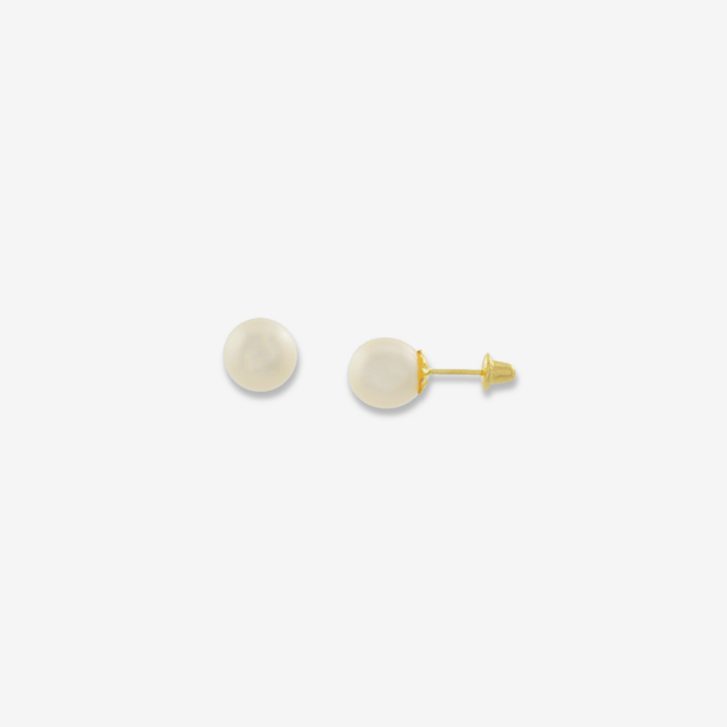 Pendiente Perla Natural Oro Amarillo 18ct 6mm