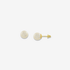Pendiente Perla Natural Oro Amarillo 18ct 5mm