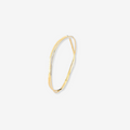 Wave Bangle in Solid 18ct Yellow Gold