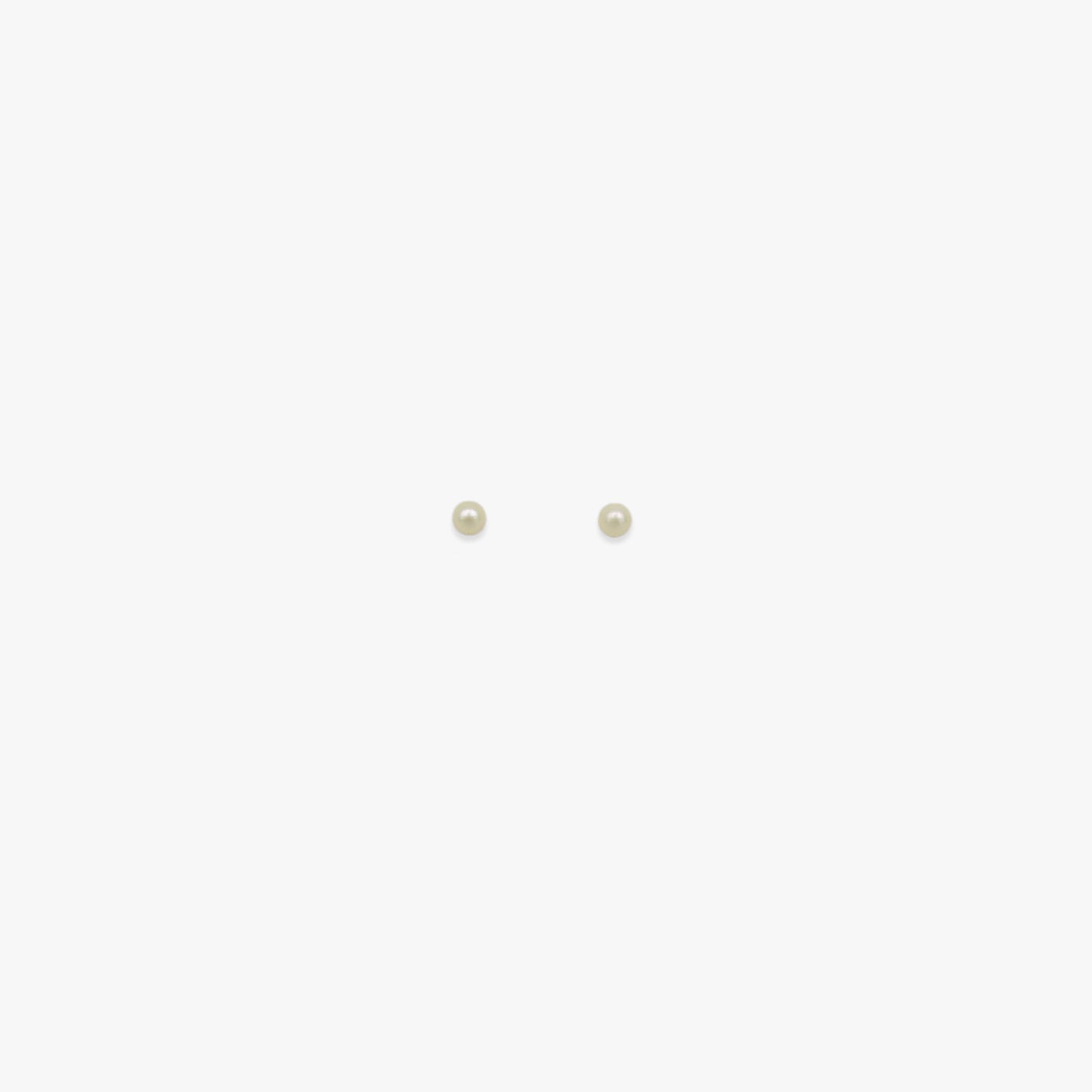 Pendiente Perla Natural Oro Amarillo 18ct 4mm