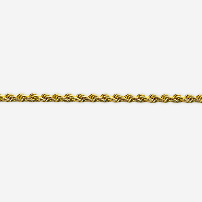 Rope Chain 40cm - 18ct Solid Gold