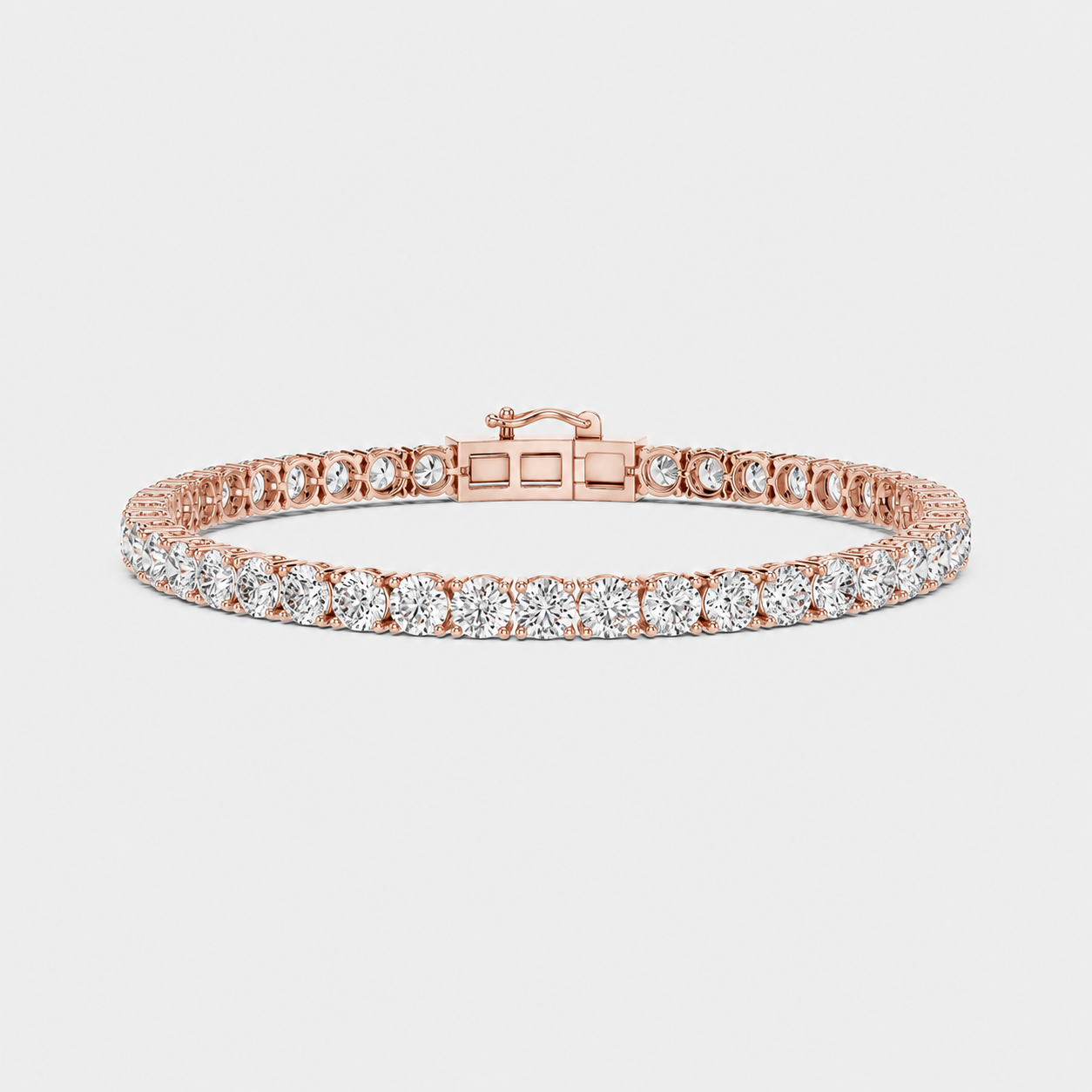 10ct Lab-Grown Diamond Tennis Bracelet