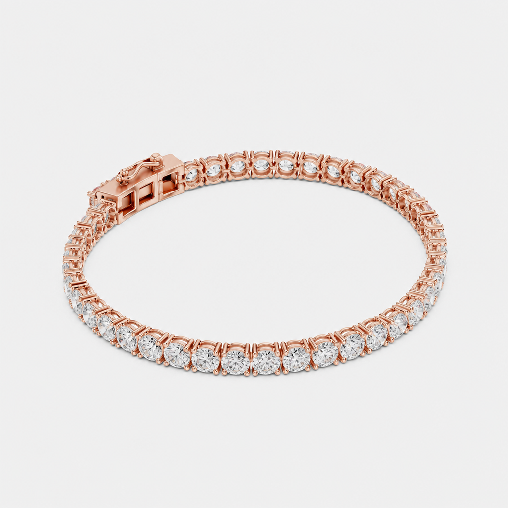 10ct Lab-Grown Diamond Tennis Bracelet