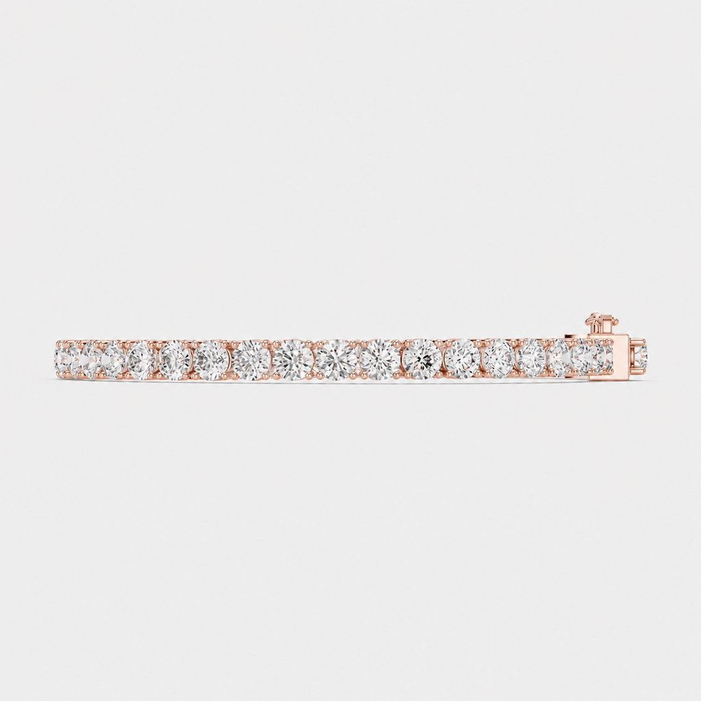 10ct Lab-Grown Diamond Tennis Bracelet