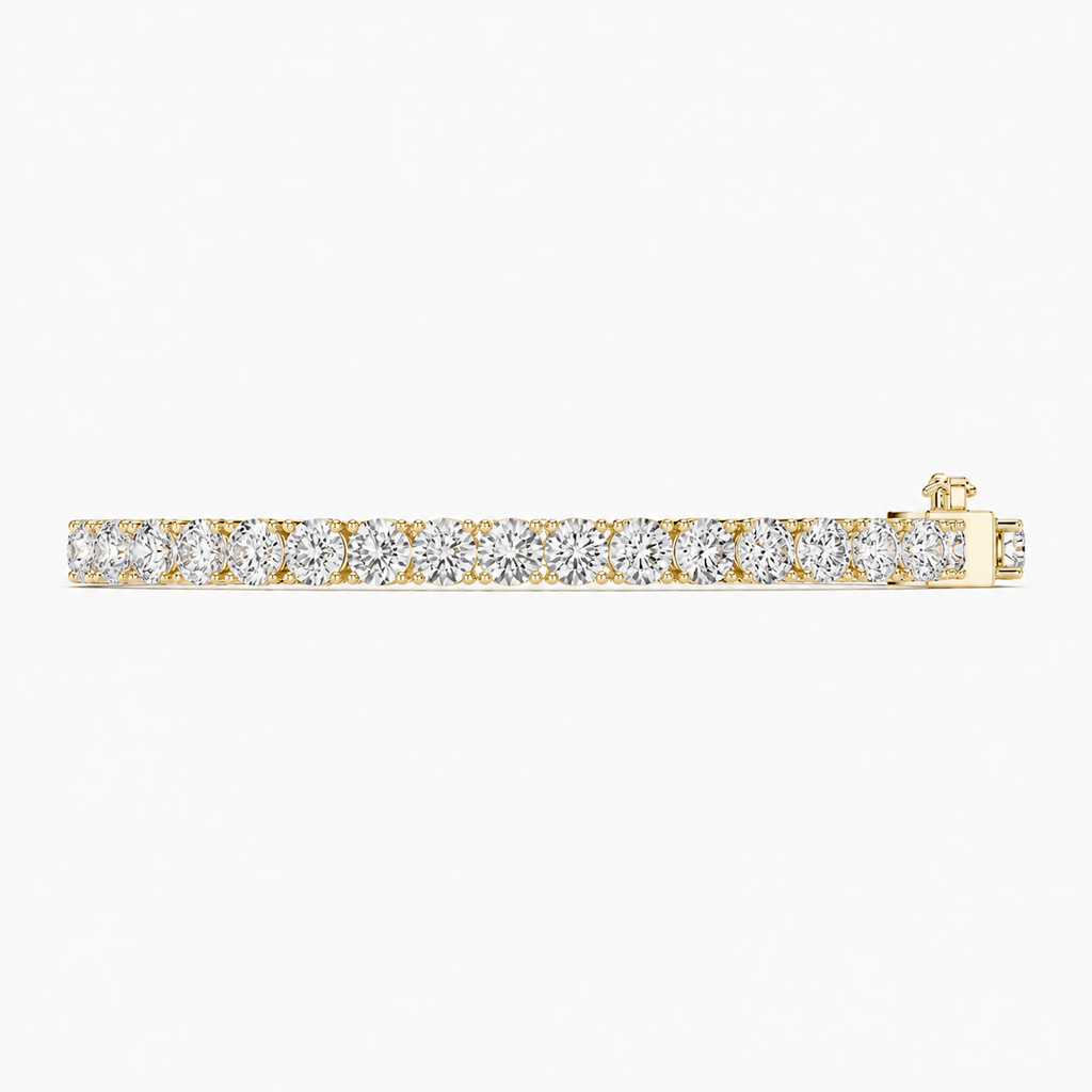 10ct Lab-Grown Diamond Tennis Bracelet