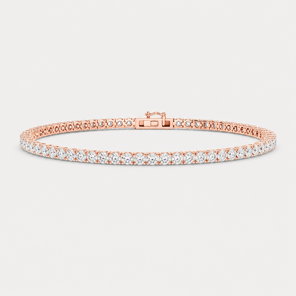 4ct Lab-Grown Diamond Tennis Bracelet