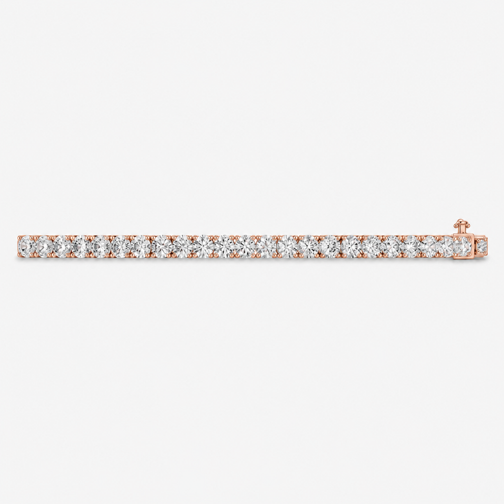 4ct Lab-Grown Diamond Tennis Bracelet