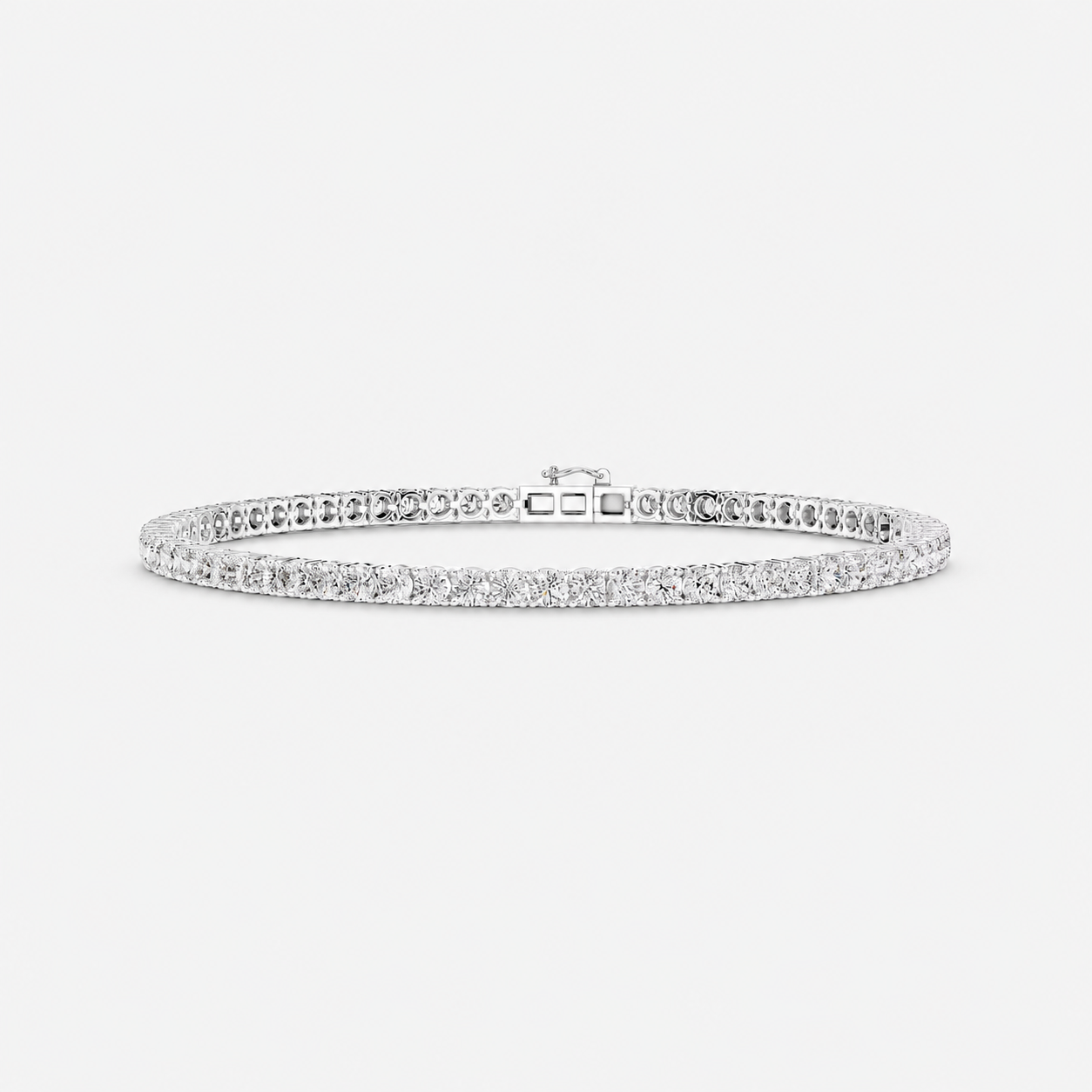 4ct Lab-Grown Diamond Tennis Bracelet