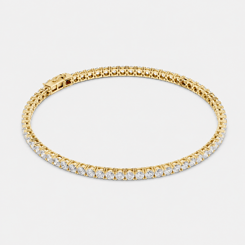 4ct Lab-Grown Diamond Tennis Bracelet
