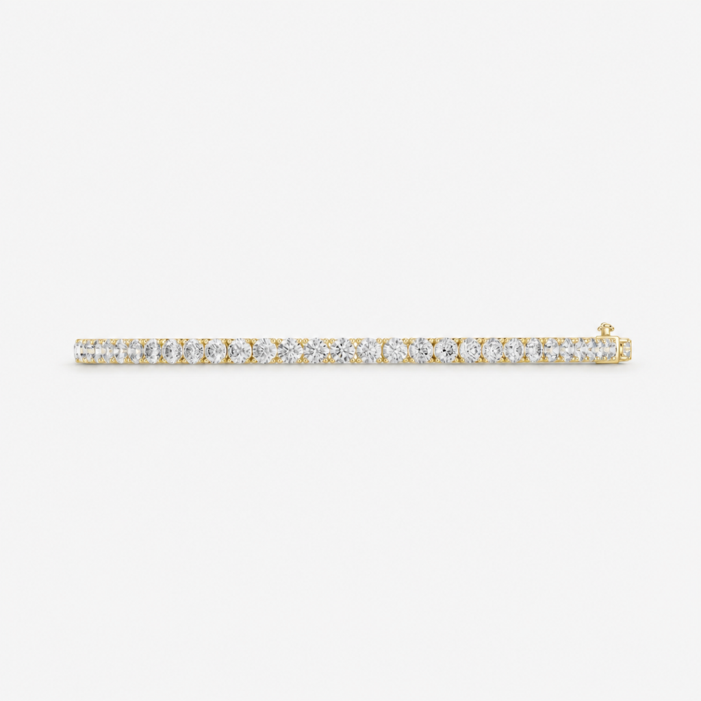 4ct Lab-Grown Diamond Tennis Bracelet