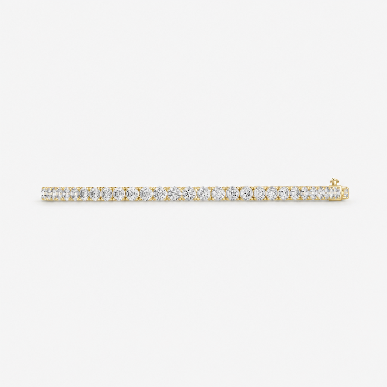 4ct Lab-Grown Diamond Tennis Bracelet